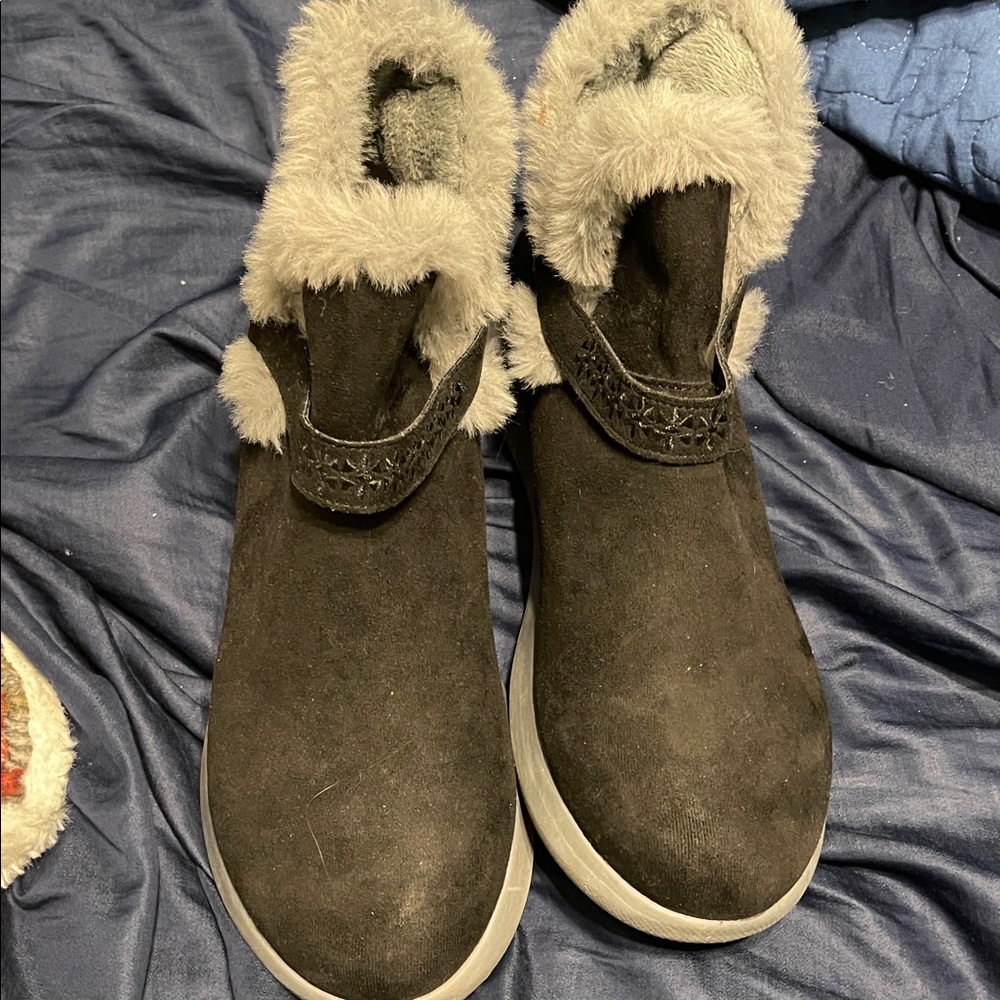 Jambu Chocolate Suede Fur-Lined Boots